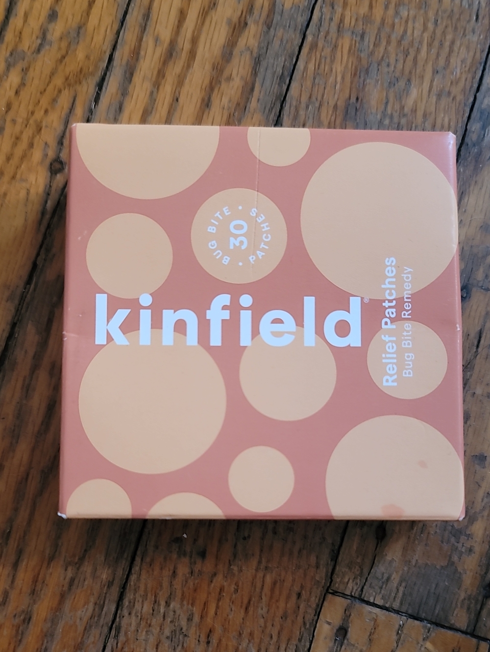 Kinfield Relief Patches - Peach Polka Dot Box